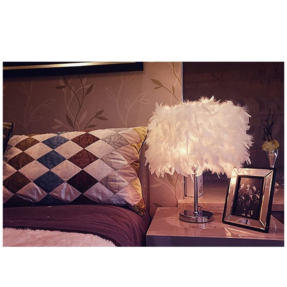 Feather Lamp White - Picture 3 of 10